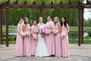 Sara and her bridesmaids