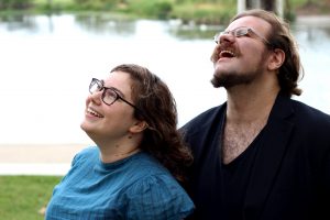 the bride and groom
