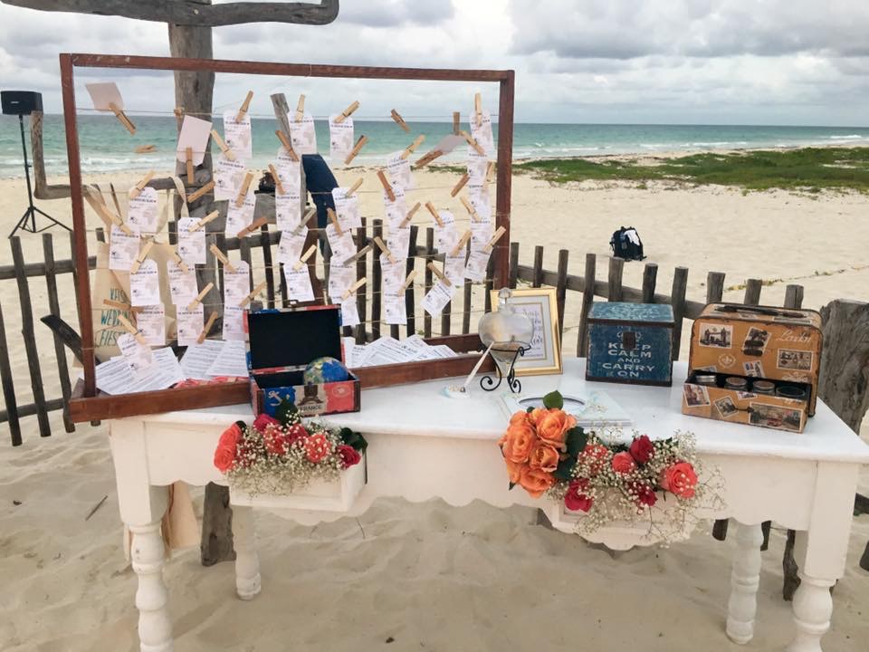 Magical Beach Wedding - Name Cards and Decor