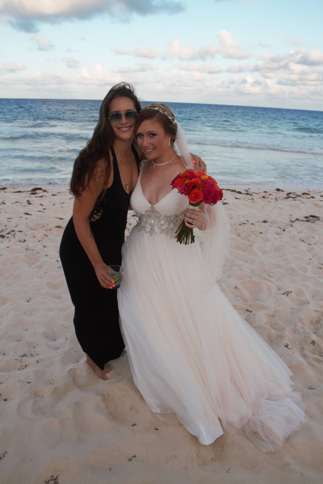 Magical Beach Wedding - Bride and Guest