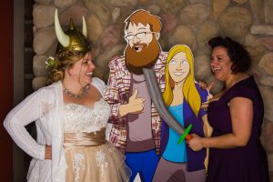 Jessica Fearnow - cardboard cutouts viking