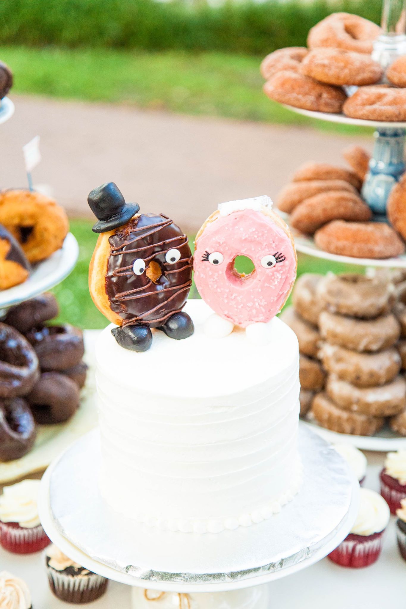 Shannon and Rory - Doughnut Cake Toppers
