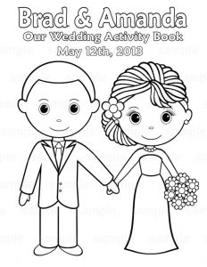 wedding coloring pages