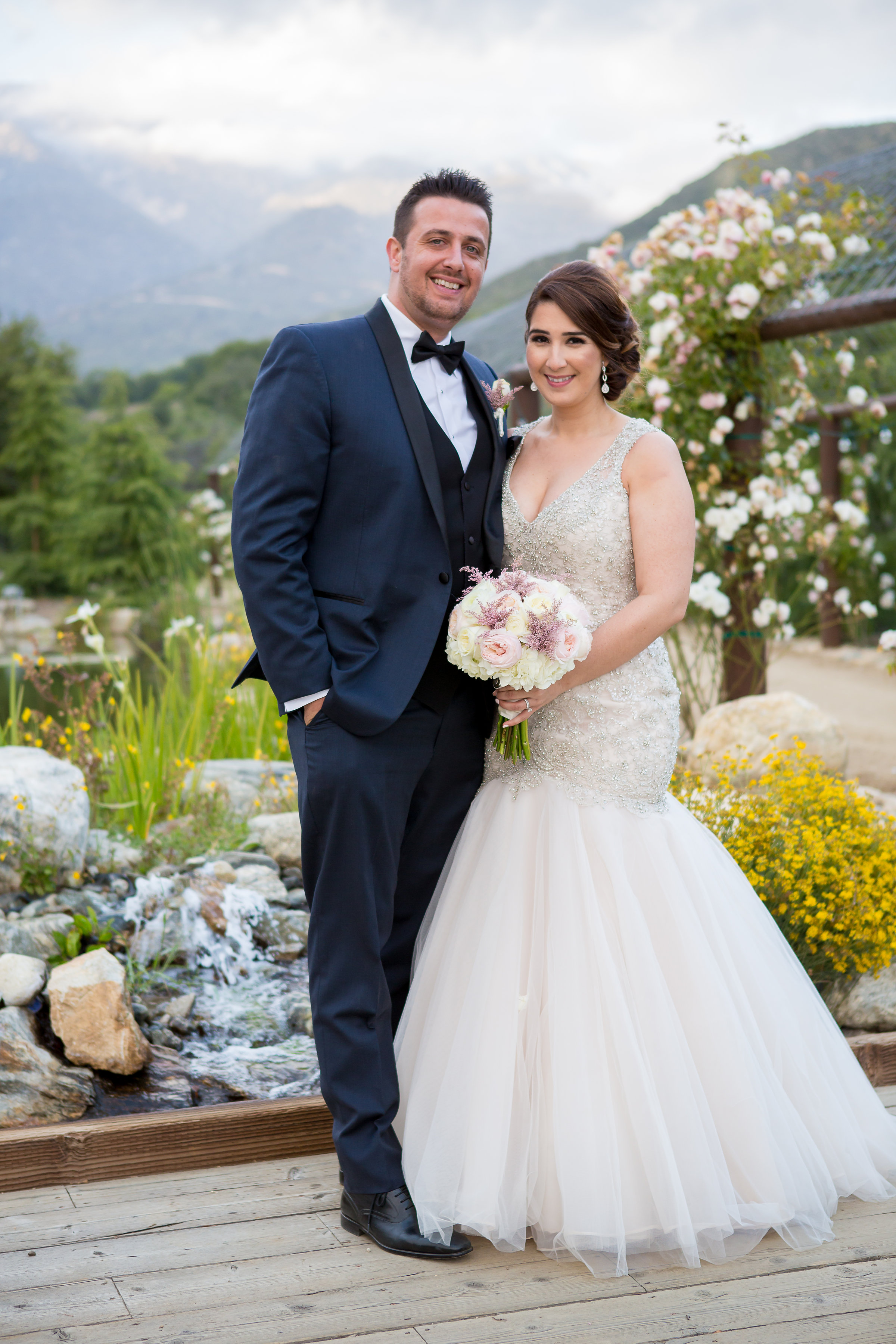 darlene and diego breathtaking wedding- outdoor couple photo