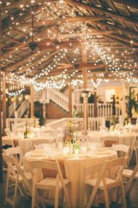 Fall Wedding Reception Space