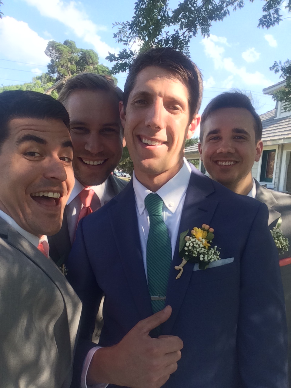 Groom and groomsmen