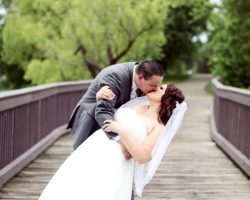 Newlywed Kiss