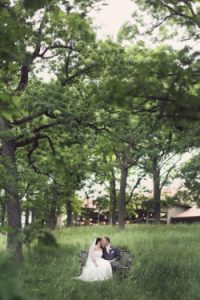 Sweet moment between the newlyweds