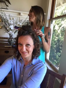 Sausalito wedding vido - Bride Hair