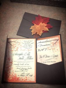 Fall Wedding Invitations