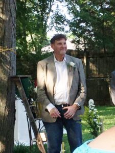 backyard wedding video - groom