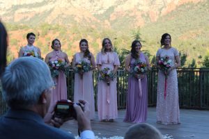 Sedona wedding video - bridesmaids 