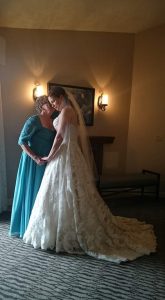 Santa Barbara wedding video - bride and mom