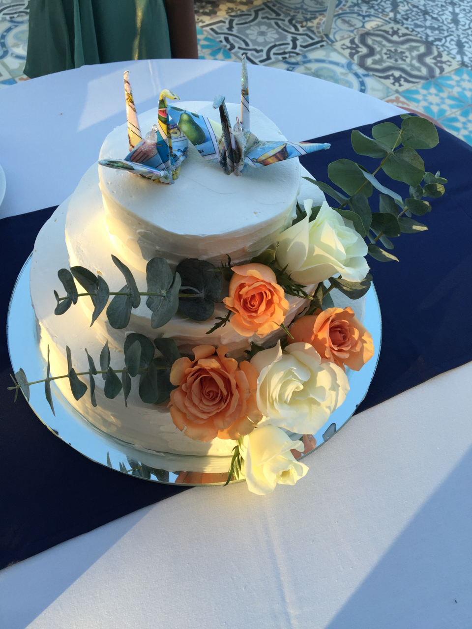 Alicea and Arvin wedding cake