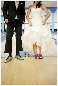 affordable wedding ideas - bowling-alley-wedding