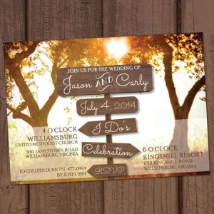 Fall Wedding Invitations