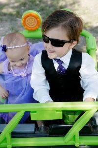 incredibly unique wedding - cute kids at wedding