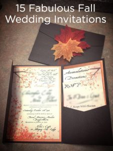 Fall Wedding Invitations