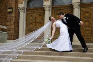 Detroit wedding video - bride and groom 