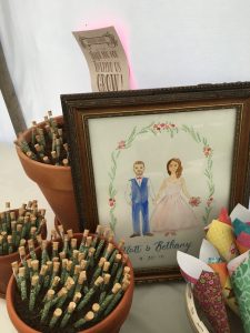 wedding in Cincinnati - Bethany and Matt frame and seeds