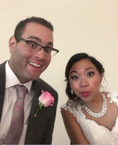 Tampa wedding video - Trisha & Gabriel selfie