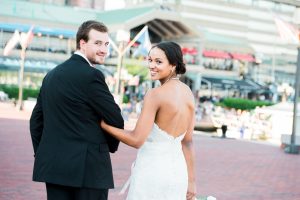 Baltimore wedding video - JT Both Over Shoulder Outside