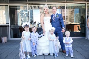 Alberta wedding video - flower girls and ring bearers 