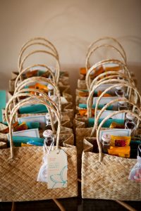 last minute destination wedding details - welcome bags