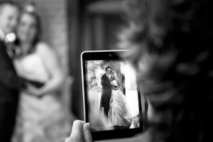 iPad at a Wedding - wedding smartphone etiquette