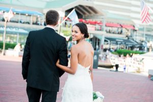 Baltimore wedding video - Taylor Overshoulder Outside