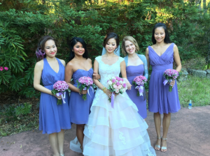 Sonoma Wedding Video - bride and bridesmaids 