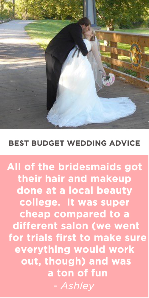 budget wedding advice ashley