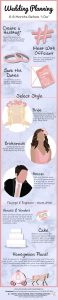 6 month wedding planning infographic