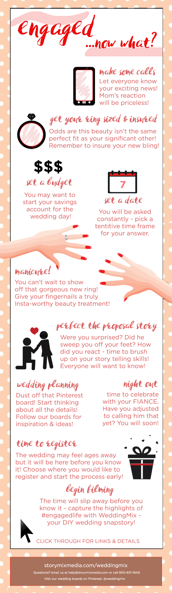 just engaged infographic