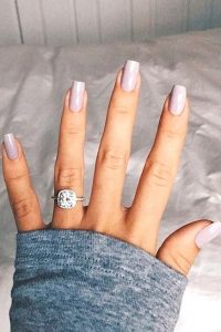 just engaged manicure