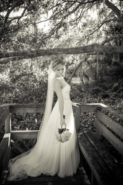 Leanne at her Wedding
