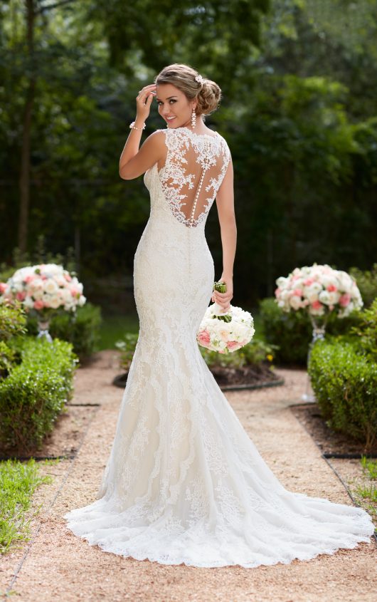 Great Lace Front Wedding Dress of the decade Don t miss out 