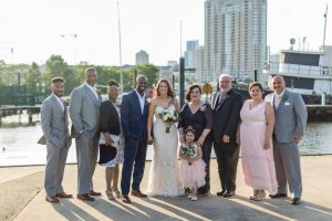 wedding at the Baltimore museum of industry