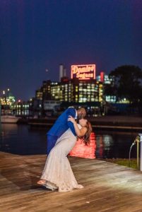 wedding at the Baltimore museum of industry