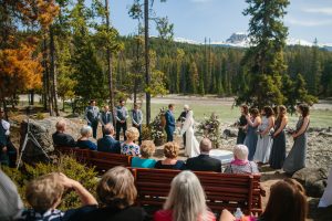 Beautiful wedding in the Canadian Rockies