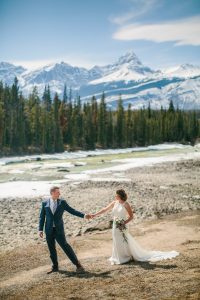Beautiful wedding in the Canadian Rockies