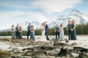 Beautiful wedding in the Canadian Rockies
