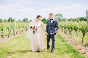 wedding at newport vineyards