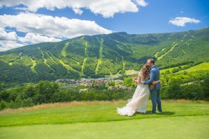 wedding at stowe mountain