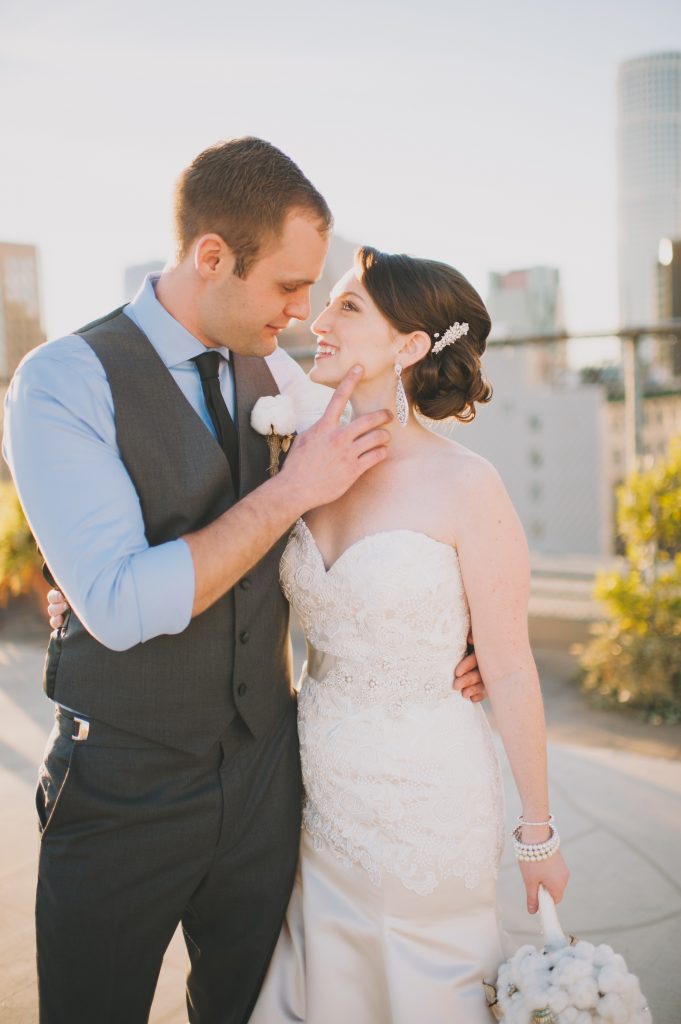 on top of the LA Athletic Club - Heidi Ryder Photography