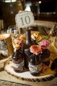 rustic wedding centerpieces