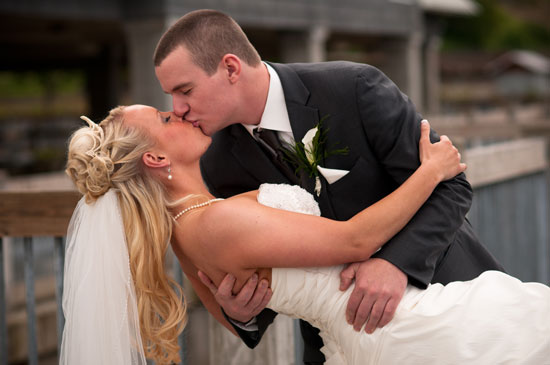 Gorgeous air force wedding captured with WeddingMix photo video app