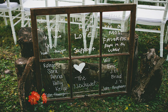 Nashville fall wedding is shabby chic