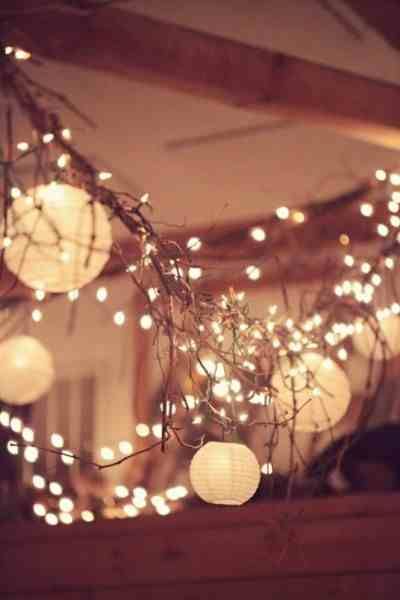 Rustic Wedding Lights