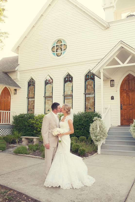 Chapel wedding photo